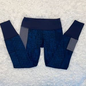 Lululemon Blue/Grey Multi Pattern Leggings